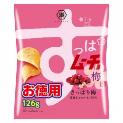 Koikeya Suppa Moucho Chips Plum Flavor Big Size [4 Set]