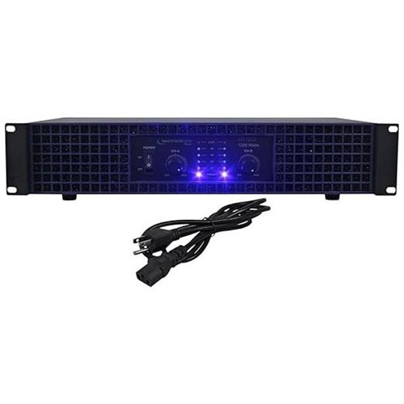 1200w 2 channel rack amplifier