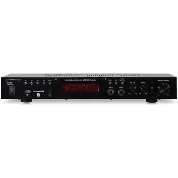 1200w mic input amplifier