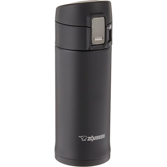 16 ounce black stainless mug