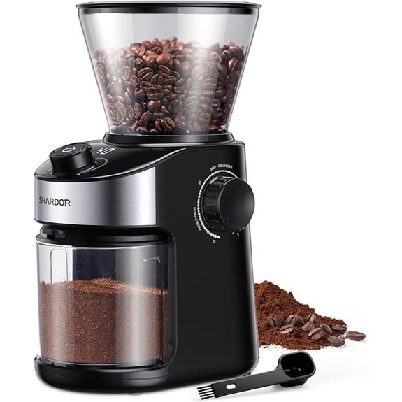 32 grind settings burr grinder