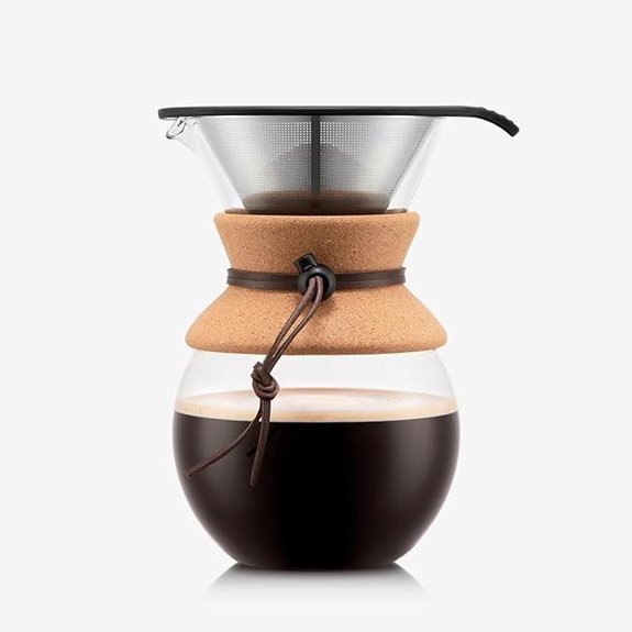 34oz pour over coffee maker