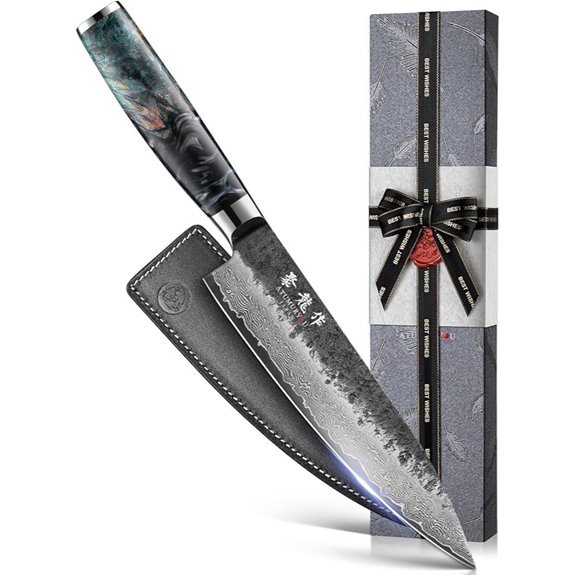 8 inch damascus vg10 chef knife