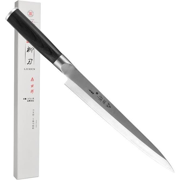 9 5 inch high carbon sushi knife