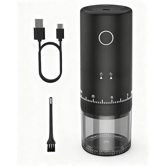 adjustable rechargeable coffee grinder