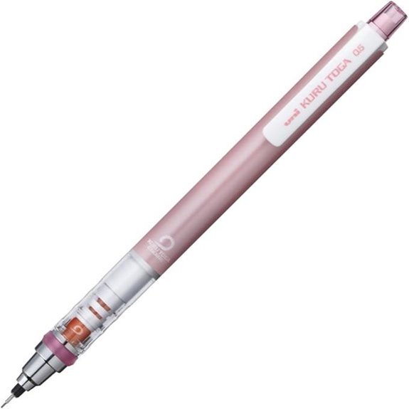 baby pink 0 5mm kurutoga pencil