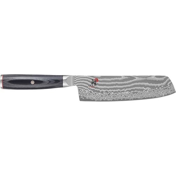black pakkawood nakiri knife
