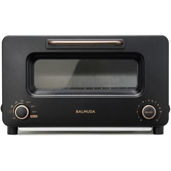 black steam toaster pro oven