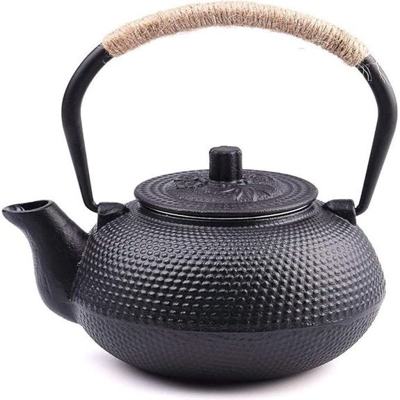 cast iron teapot 22oz