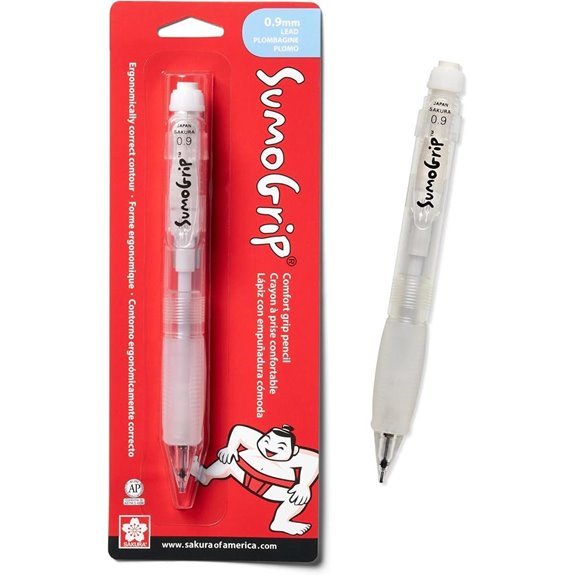 clear sumogrip 0 9mm pencil