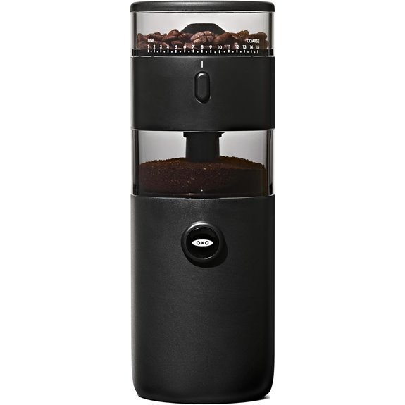 compact conical burr coffee grinder