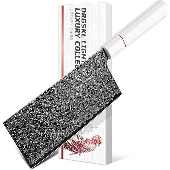 damascus vg10 meat cleaver
