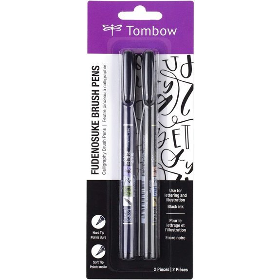 dual brush pen tips