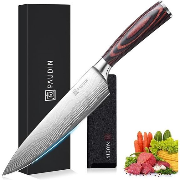 ergonomic 8 inch chef knife
