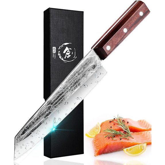 forged bunka sashimi knife