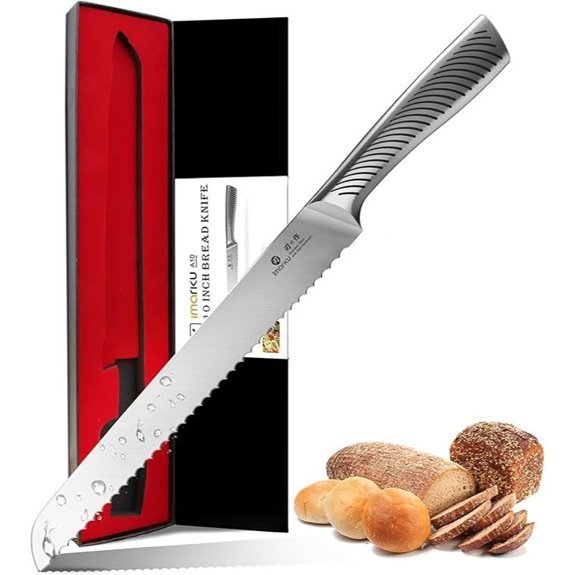 japanese high carbon bread knife