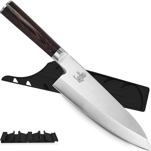japanese steel chef knife 8 inch