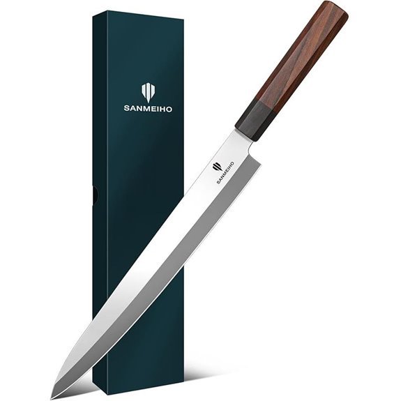 japanese sushi knife sandalwood