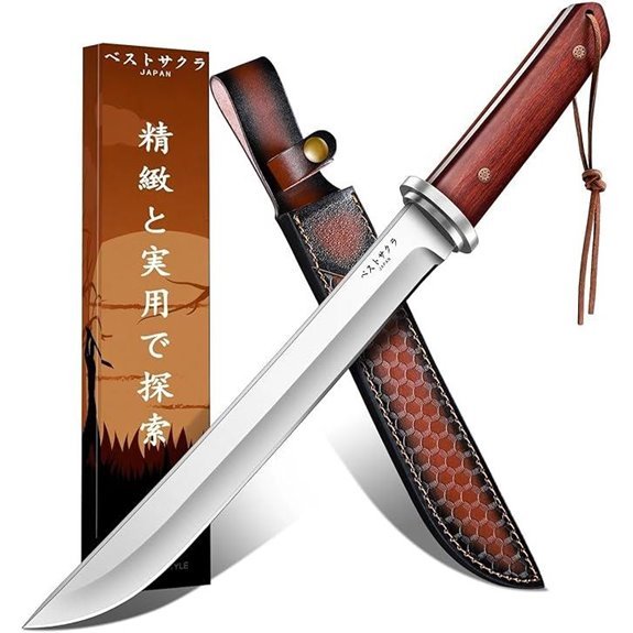 japanese tanto leather sheath knife