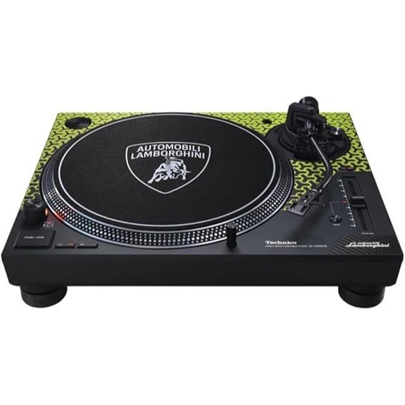 lamborghini edition black turntable