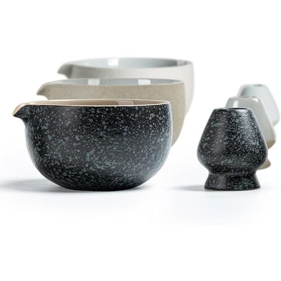 matcha bowl set whisk holder