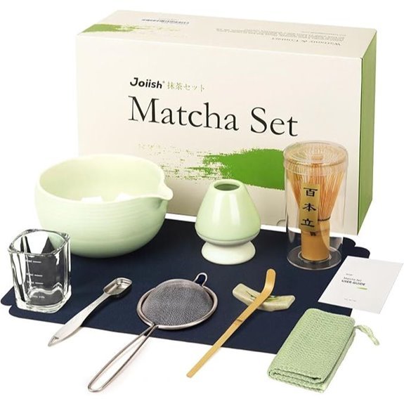matcha whisk set ceramic bowl
