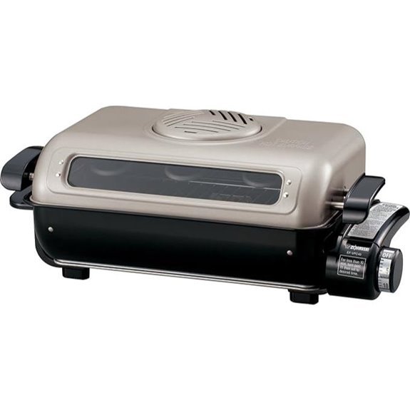 metallic gray fish roaster
