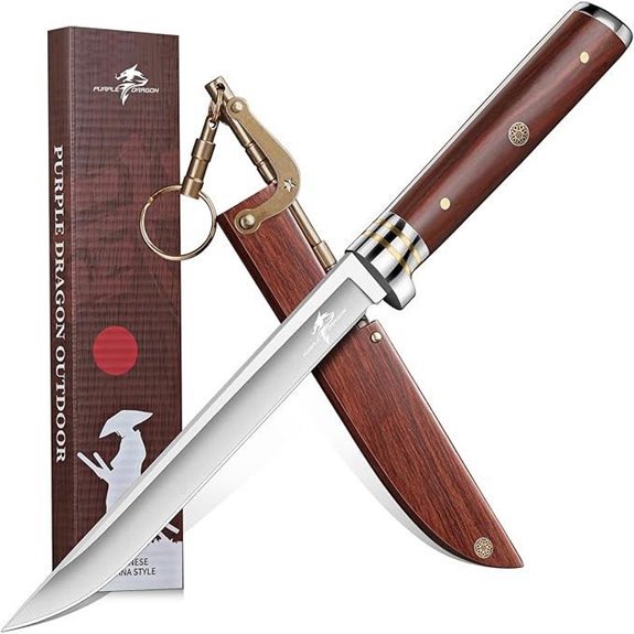 purple dragon camping knife sheath