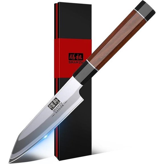 red sandalwood japanese paring knife