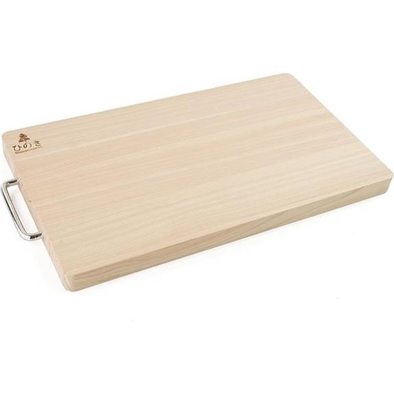 reversible hinoki cutting board