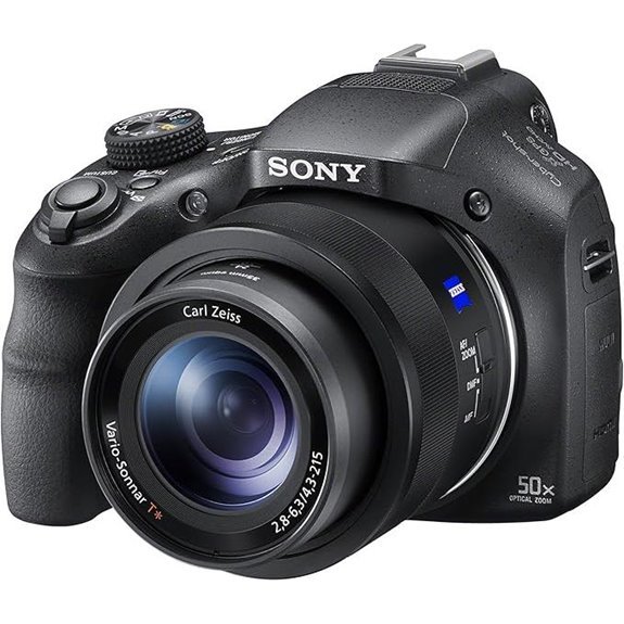 sony hx400v 50x zoom black