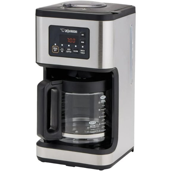 stainless steel programmable coffee maker