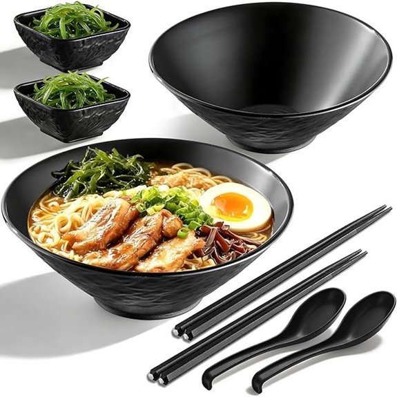 unbreakable ramen bowl set