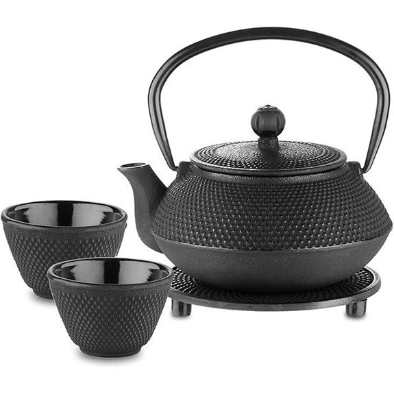 velaze cast iron tea set