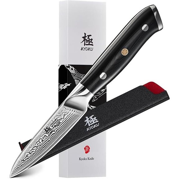 vg10 damascus paring knife