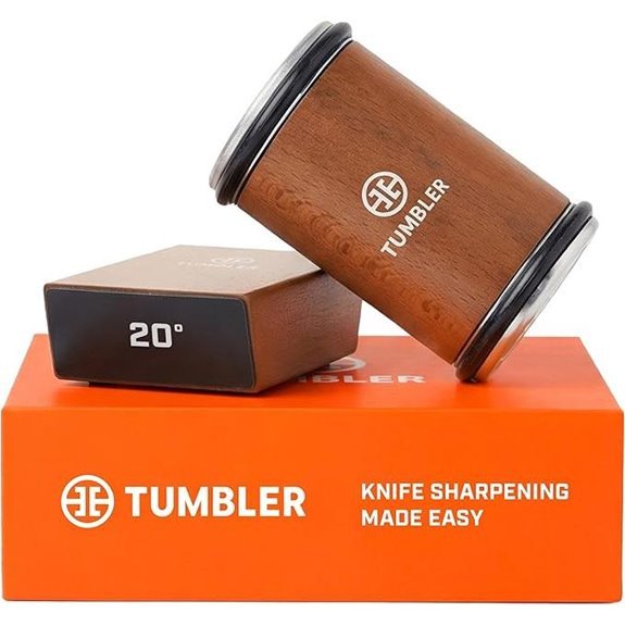 wood tumbler rolling knife
