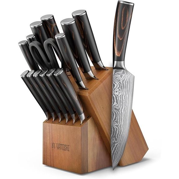 yatoshi 15 piece knife set